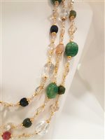 Collana Rudelli Zambetti Gioielli Donna Morgana gioielli in argento in Pietre dure Quarzo CM4 - CM4